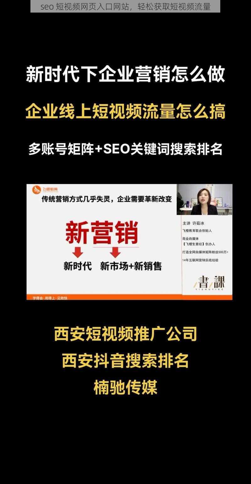 seo 短视频网页入口网站，轻松获取短视频流量