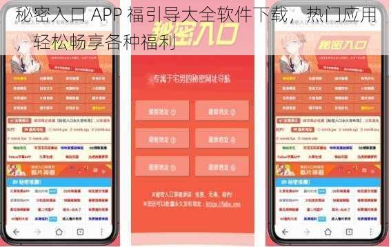 秘密入口 APP 福引导大全软件下载，热门应用，轻松畅享各种福利