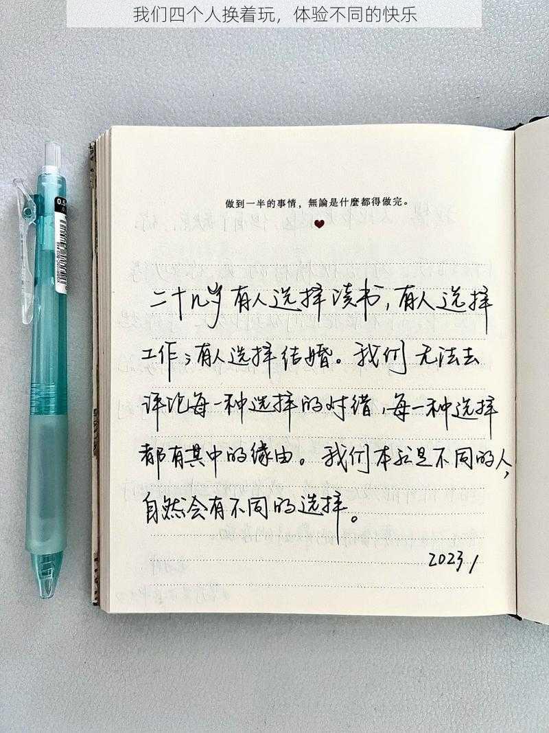 我们四个人换着玩，体验不同的快乐