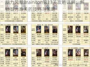 脑力风暴Brainiton第13关攻略详解：解锁智力难关的技巧与策略