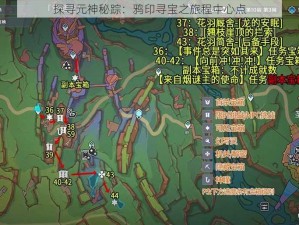 探寻元神秘踪：鸦印寻宝之旅程中心点