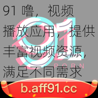 91 噜，视频播放应用，提供丰富视频资源，满足不同需求