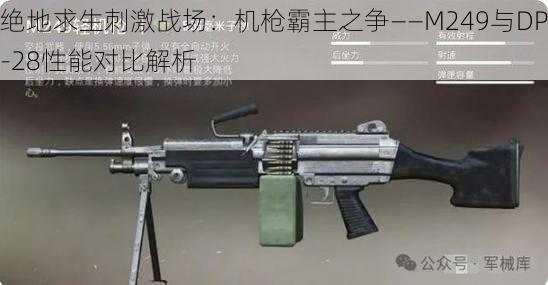 绝地求生刺激战场：机枪霸主之争——M249与DP-28性能对比解析